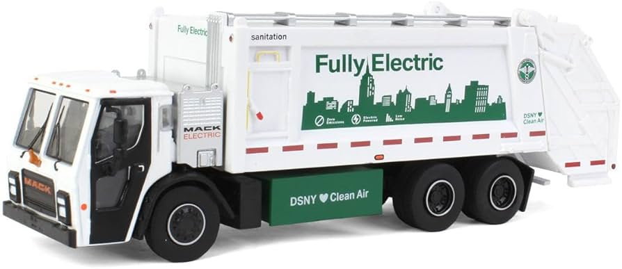 Amazon.com: Greenlight 1/64 2021 Mack LR Electric Rear Loader